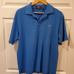 Vineyard Vines polo shirt size M. Color blue. EUC